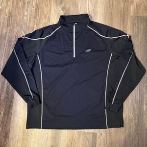 FootJoy FJ Mens 1/4 Zip Pullover‎ Long Sleeve Golf Jacket Shirt XXL Navy Blue